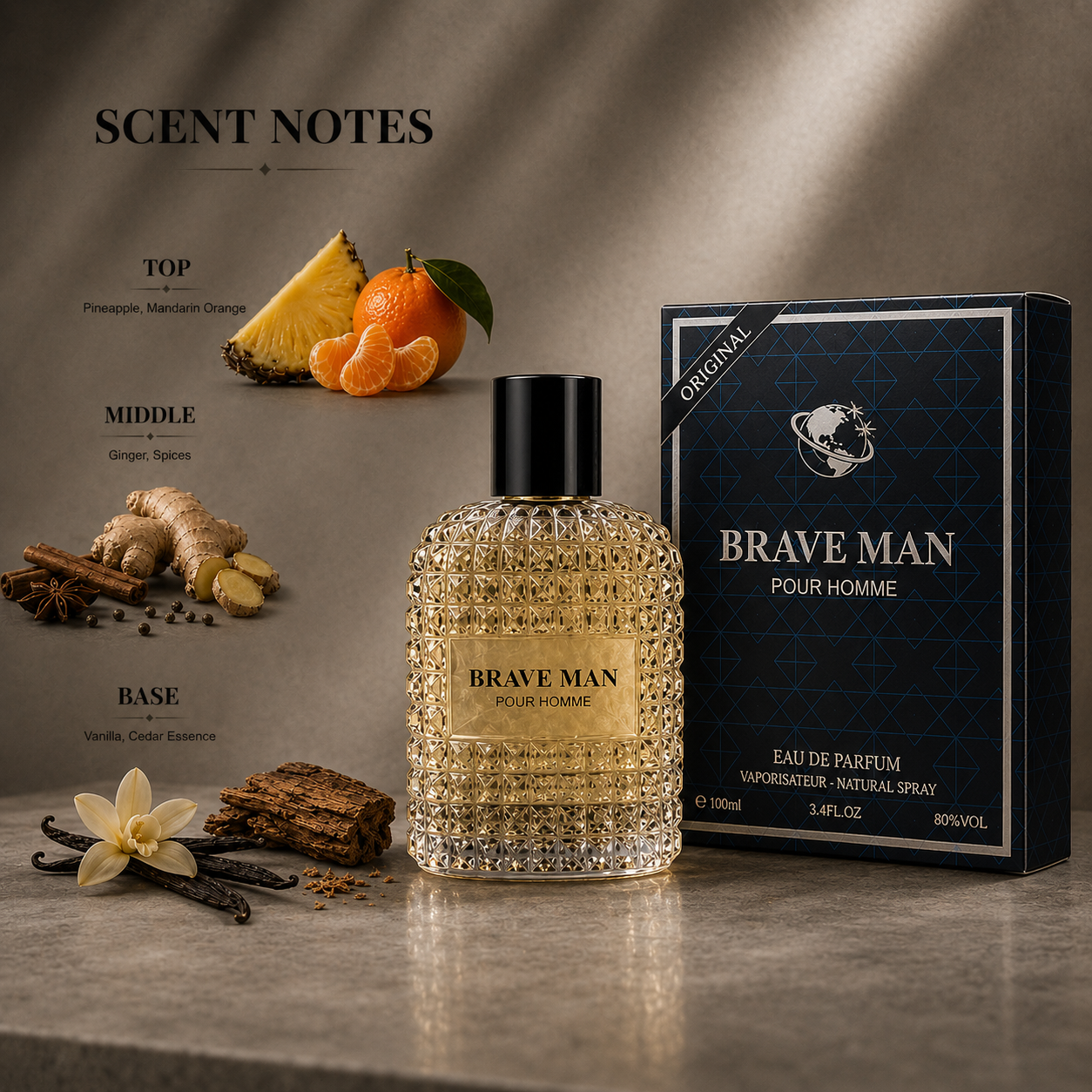 Brave Man Pour Homme | Eau de Parfum | 100ML
